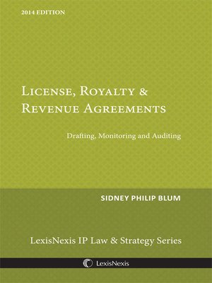 cover image of License, Royalty & Revenue Agreements